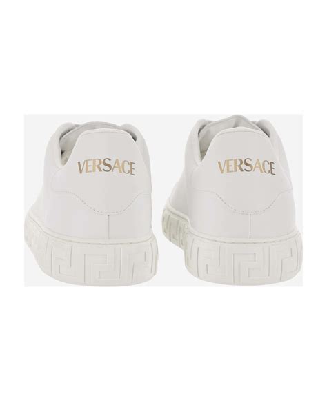 versace collection pin stripe sneaker|Versace greece sneakers.